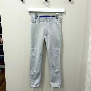 Mizuno youth baseball/ softball pants grey- size small